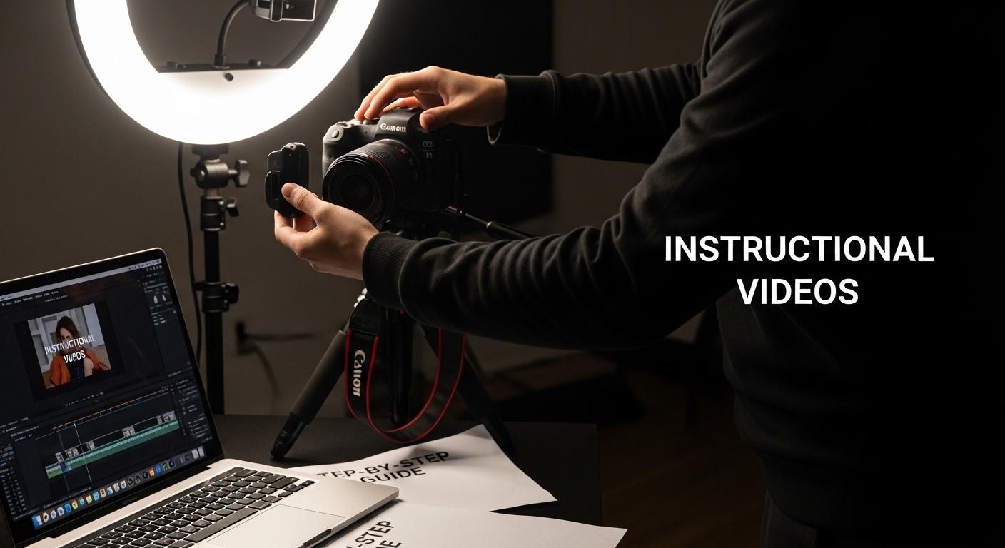 instructional video setup