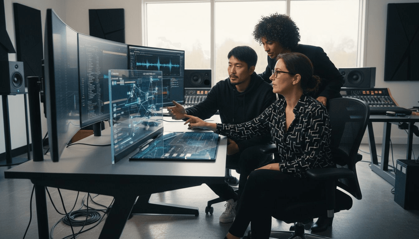 AI voiceover studio