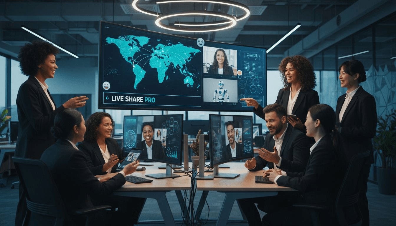 instant video sharing workspace
