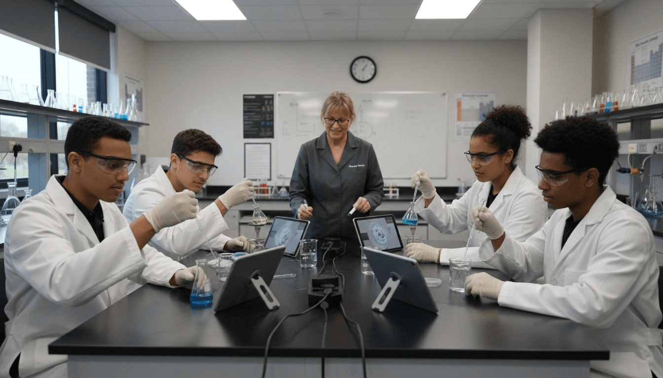 science lab video learning