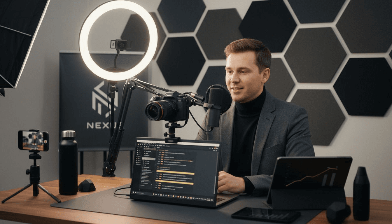 recording pitch video studio