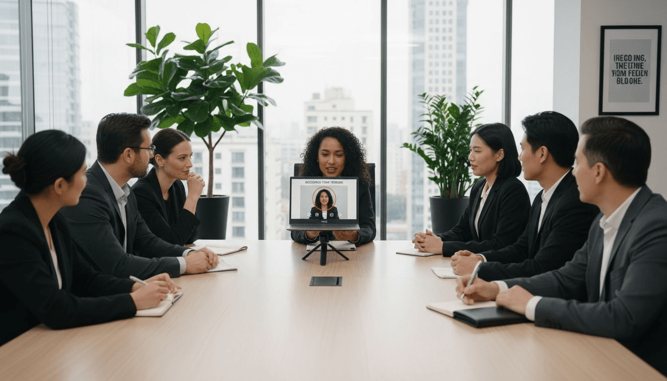 video feedback meeting